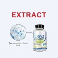 Capsules HDK OEM ODM TUDCA 500mg Acide Tauroursodésoxycholique pour le soutien du foie, du cerveau, de l'intestin, de la vésicule biliaire et de l'énergie, végétaliennes