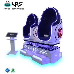 VRS Vibration Simulator Cinema Experience Game 2 Seat 9D Egg Motion Cinema Simulator Chair