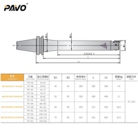 Vente directe usine – Barre de perçage CNC anti-vibration haute précision avec tête de perçage fin pour accessoires de machines-outils