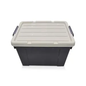 Hot Sale stapelbar abschließbar Home Food Tücher Kunststoff Aufbewahrung boxen Behälter 47L