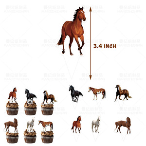 Guirlande de ballons imprimés sur le thème des courses hippiques, décoration de fête pour bébé garçon, arrière-plan joyeux anniversaire, fournitures de fête - Product Image 5