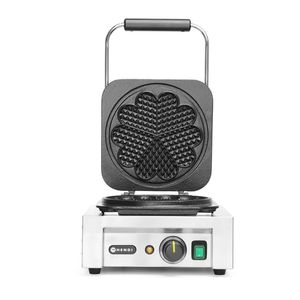 HENDI 230V/2200W Gaufrier en forme de cœur 330x543x(H)251mm avec un design unique - Product Image 1