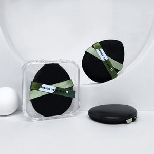 Meilleure vente éponge de beauté noire <span class=keywords><strong>Blender</strong></span> doux multicolore personnalisé sans latex pour le visage poudre bouffée conteneur <span class=keywords><strong>utilisation</strong></span> du fond de teint - Product Image 4
