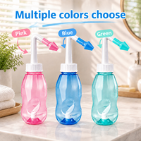 Bouteille d'eau liquide pour lavage de l'eau, conteneur d'irrigation Nasal pour sel, Spray Nasal, nouveau, 300ml