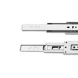 45 Mm Đệm Thép Không Gỉ 304 Ngăn Kéo Trượt Kính Thiên Văn Đường Ray Thủy Lực Undermount Mềm Đóng Ngăn Kéo Trượt - Product Image 2