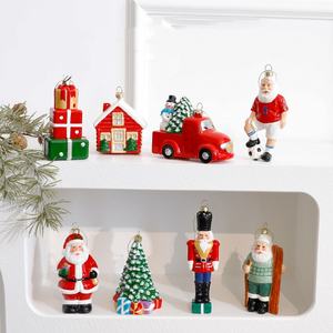 Décorations d'arbre de Noël Décorations suspendues Casse-Noisette Soldat pour décorations de Noël - Product Image 1