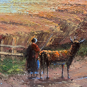 20 In× 24 in dipinti ad olio d'arte dipinti a mano 100% autentico soggetto classico animale da campo - Product Image 1
