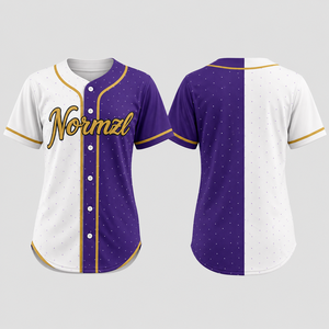 <span class=keywords><strong>Maillot</strong></span> de baseball personnalisé à boutons, respirant, imprimé par transfert thermique, uniforme d'équipe, chemise unisexe adulte à séchage rapide, vente en gros - Product Image 1