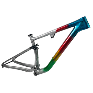 Nouvelle <span class=keywords><strong>peinture</strong></span> 29ER Boost vtt cadre All Mountain cadre de vélo en carbone BSA voyage 100MM suspension complète cadre de vélo de montagne en carbone - Product Image 4