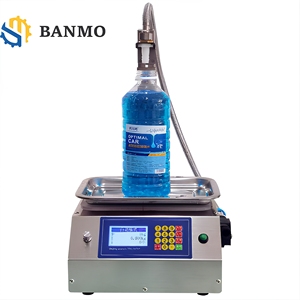 Machine de remplissage de bouteilles semi-automatique CSY-L10 à bas prix, petite, en acier inoxydable, avec pesage quantitatif de haute précision pour les boissons - Product Image 1