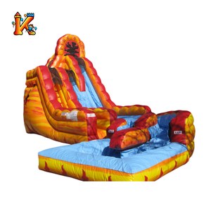 Kiddohop trượt nước xoắn ngoài trời một làn cho trẻ em người lớn cho các sự kiện tiệc bãi biển có lâu đài bơm hơi - Product Image 2