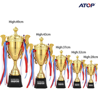 Piala Kejuaraan Logam Ukuran Besar JINZUN Pemenang Trofi Pemain Terbaik Liga Grand Final Pengiriman Cepat Piala Trofi