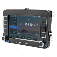 Reproductor de Video para Auto con GPS de 7 Pulgadas para VW Golf, Polo, Beetle, Amarok, Touran, Passat, con Carplay Inalámbrico, Android Auto, Reproductor de DVD para Auto, Android 15