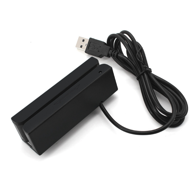 Hot Sale Magnetic Machine Card Reader USB Portable Magnetic Stripe Card Reader Writer