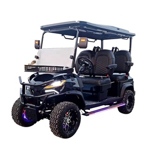 Voiture de golf électrique de luxe 4x4 pas chère 4 places - Product Image 1