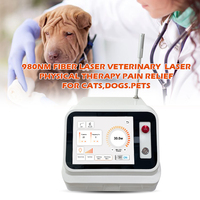 Animal Wound Recovery Diode Laser Surgical Treatment Machine 980nm Veterinary Laser Therapy Equipment
