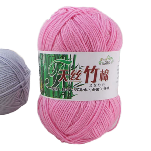 Hilo de Algodón Suave Peinado Más Vendido, 4 y 5 Cabos, 50g 100g, Teñido, Tipo Leche, para Tejido a Mano y Bordado, Ecológico, Antibacteriano - Product Image 1