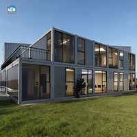 Modules préfabriqués de maisons mobiles de luxe modernes de 20, 30 et 40 pieds
