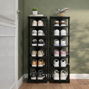 Shoe Rack Narrow Space Saving Storage For Sneakers And High Heels Living Room Home Entryway Organizer X025 - Product Image 1