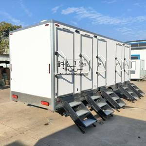 Unidad de Ducha y Baño Portátil Comercial Moderna con Estructura de Acero Inoxidable, Móvil para Uso en Hospitales y Exteriores, Ecológica - Product Image 6