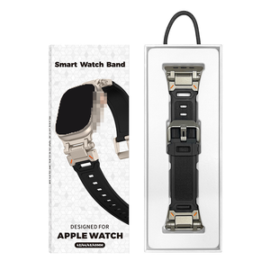 เกราะทนทานออกแบบยางซิลิโคนกีฬาสําหรับ iWatch 9 8 <span class=keywords><strong>7</strong></span> SE 6 5 ฝาครอบโลหะสําหรับ <span class=keywords><strong>Apple</strong></span> <span class=keywords><strong>Watch</strong></span> Band - Product Image 4