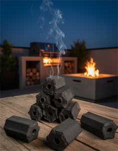 Le charbon de sciure offre une performance stable et durable avec une chaleur élevée et fiable pour des expériences culinaires de qualité. - Product Image 1