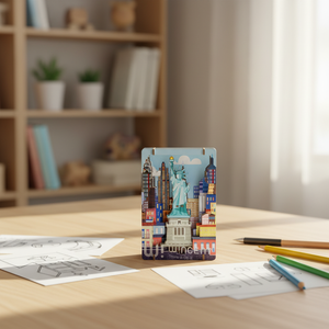 Rompecabezas 3D de Madera del Horizonte de <span class=keywords><strong>Nueva</strong></span> York, Recuerdo con <span class=keywords><strong>la</strong></span> Estatua de <span class=keywords><strong>la</strong></span> Libertad, Modelo en Miniatura, Decoración de Escritorio, Set de Regalo - Product Image 5
