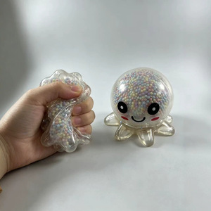 Juguete Antiestrés de Pulpo con Cuentas de Goma Luminosas, Divertido y Adorable para Adultos, Jóvenes y Adultos Mayores, para Aliviar el Estrés - Product Image 4