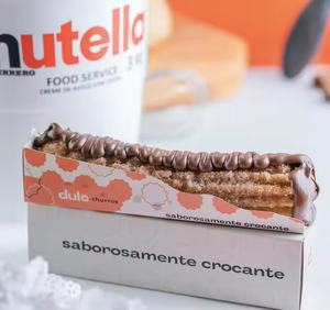 Tùy chỉnh thiết kế logo trắng tông <span class=keywords><strong>container</strong></span> cho CHURROS với một bên emballage de CHURROS hộp giấy với Dip - Product Image 4