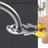 Clé professionnelle pour aérateur de robinet, pour démontage de buse d'évier, en acier au carbone, outil de réparation de plomberie pour salle de bain, vente en gros, commande en gros
