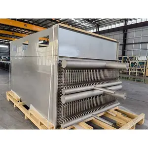 Ammonia stainless steel tube evaporator with pump system for IQF Spiral tunnel