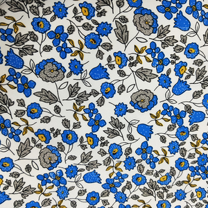 Ткань для спортивной одежды: эластичный полиэстер с цифровой печатью, цветочный принт, для индивидуального пошива купальников для йоги - Product Image 4