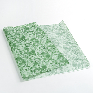 Eco-Friendly Green Wrapping Tissue Paper Brand Logo Custom Printed Coated Single-Sided Gift Paper for <b>Present</b> <b>Box</b> - Product Image 4