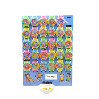Groothandel Custom Grappig Plastic Horloge Speelgoed Voor Kinderen Hete Verkoop Snoep Fruit Smaak Tablet Snoep