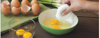 Séparateur d'oeufs Séparateur blanc de mélange d'oeufs en silicone de qualité alimentaire sans Bpa
