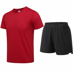 Ensembles de T-shirts pour Hommes en Matériaux Premium, Traje <span class=keywords><strong>Manga</strong></span> Corta, Ensemble de Shorts à Manches Courtes pour Hommes pour le Sport en Plein Air - Product Image 3