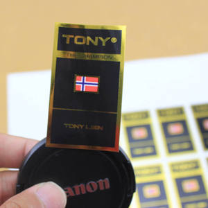 Impression d'étiquettes personnalisées pour bouteilles en verre, estampage à chaud, autocollants en papier adhésif pour les aliments, les boissons, les jus de fruits - Product Image 3