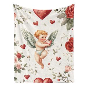 Image personnalisée 300 GSM flanelle jeter couverture confortable et super doux fabriqué aux états-unis solide tissé motif pour literie décor à la maison ou de voyage - Product Image 1