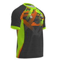 Jersey Sepak Bola Desain Klub Kualitas Bagus Dukungan Pabrik Ystar, Logo Kustom Poliester, Cetak Sublimasi, Grosir