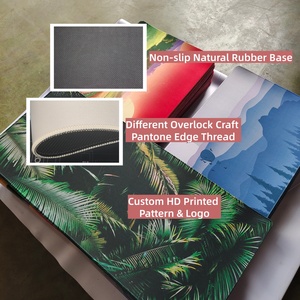 Factory Sublimation Blank Anime Desk Table <b>Mats</b> Custom Pattern Natural Rubber <b>Large</b> Gaming <b>Mouse</b> Pad with Natural Rubber Base - Product Image 3