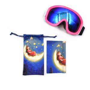 Poche d'emballage en verre souple <span class=keywords><strong>pour</strong></span> lunettes Lentille en <span class=keywords><strong>microfibre</strong></span> Nettoyage de l'écran Sac de cordon <span class=keywords><strong>pour</strong></span> lunettes - Product Image 4