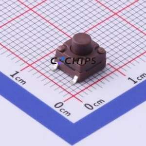 TSW063G60-250K Tactile Switch SMD Switch Single Pole Single Throw Round Button 2.5N Vertical Mount - Product Image 1