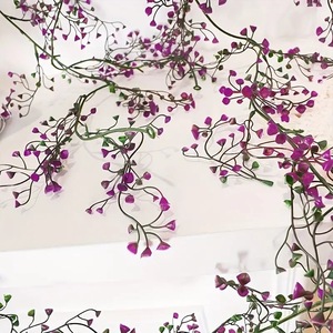 Planta Artificial de Glicinia de 180 cm de Largo, Plástico, para Colgar en la Pared Exterior, Decoración del Hogar, Accesorios para Bodas - Product Image 2