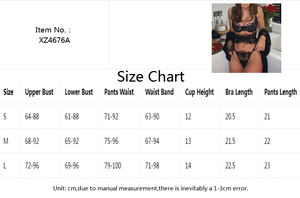Set Sexy da donna Set di mutandine perizoma da donna intimo costumi esotici in pizzo trasparente reggiseno mutandine Lingerie donna - Product Image 6