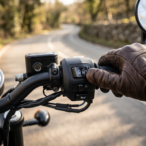 Phare universel pour moto et scooter, faisceau haut et bas, interrupteur de réglage à 3 vitesses pour <span class=keywords><strong>REVO</strong></span> VEWA110 - Product Image 1