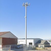 Torre de Telecomunicaciones Monopolar de Acero Galvanizado en Caliente de 40 m, Plataforma de Montaje de Antena, Estación Base de Red Celular