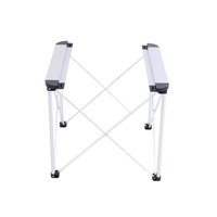 Tables de pique-nique d'extérieur portables avec logo personnalisé Table pliante en aluminium léger pour camping BBQ