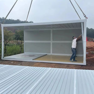 Luxe 20ft 30ft 40ft Portable Mobile <span class=keywords><strong>Tiny</strong></span> Living Maison de conteneur modulaire pliante préfabriquée 2 3 chambres à coucher maison extensible - Product Image 5