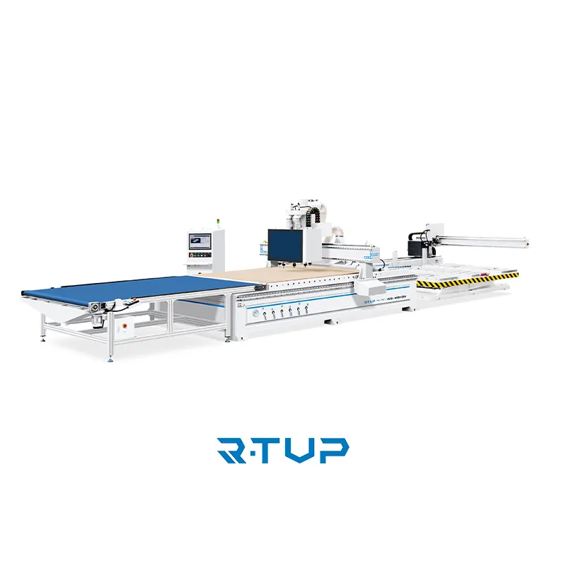 R-TUP أثاث خشبي 1325 CNC راوتر خط النجارة CNC آلة الحفر