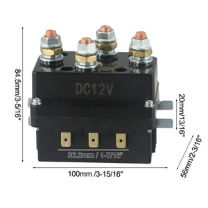 12V 500A Winch <b>Relay</b> For Cars And Off Road Vehicles Replacement Repair Part - Product Image 2